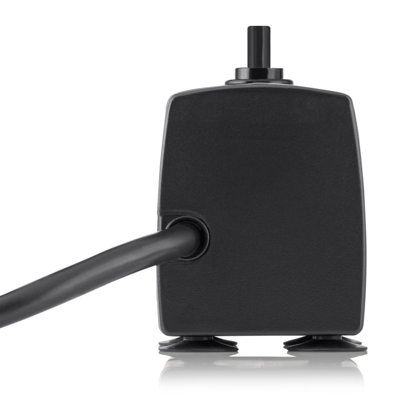 Compact Black Ceramic Submersible Fountain Pump with 6 ft. Cord