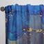 Blue Luxury Abstract Fluid Art XI - Modern Curtain Panels-71801290