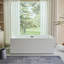 67" x 32" Freestanding Soaking Acrylic Bathtub-83677357
