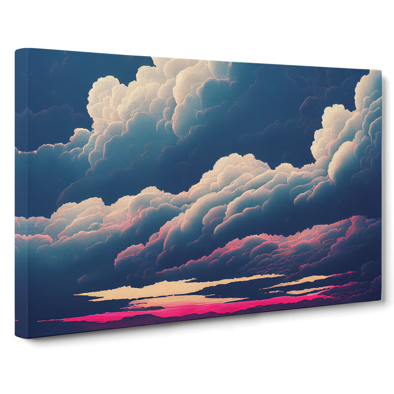 Gentle Clouds - Wrapped Canvas, 40cm H x 60cm W x 3cm D