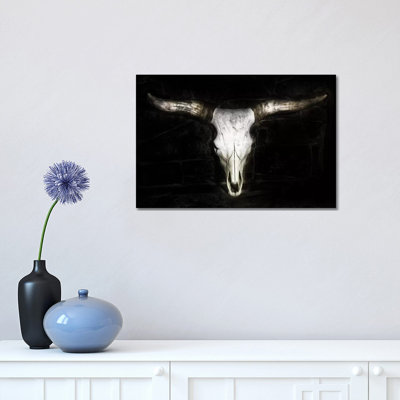 Cow Skull by PHBurchett - Wrapped Canvas Print