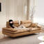 Coussin de canapé modulaire en cuir véritable Coffee-581998999