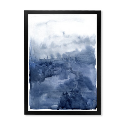 «Winter Landscape Watercolor Forest», art mural sur toile traditionnel