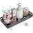 Decorative Bathroom Countertop Tray Organizer For Cosmetics And Accessories