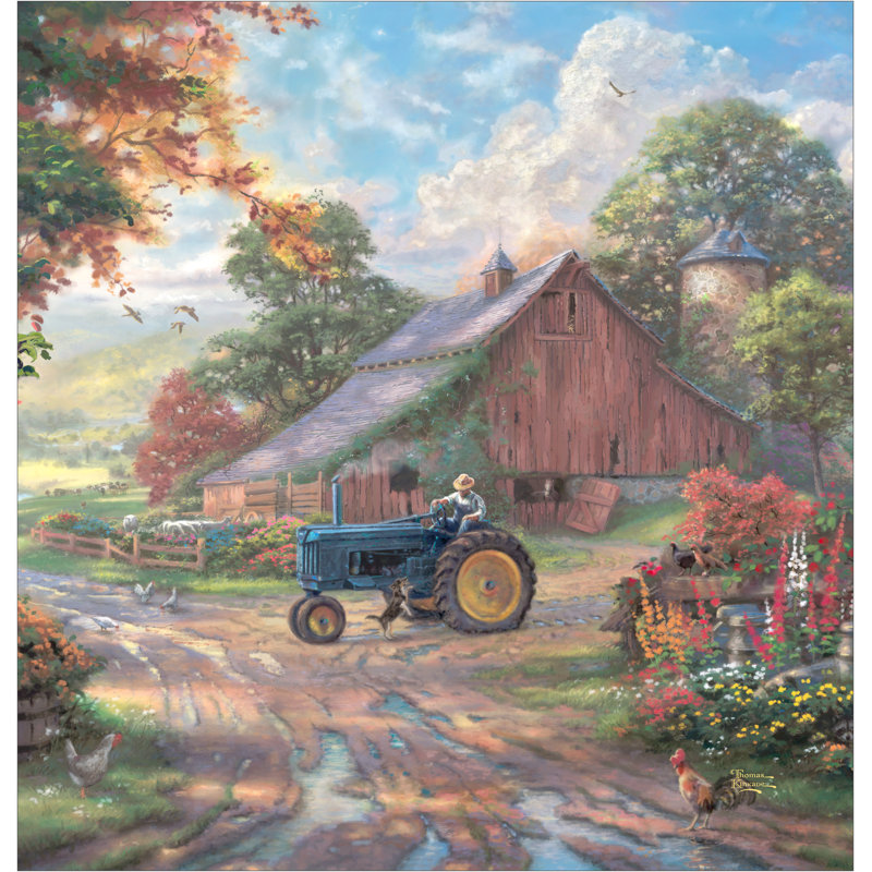Rideau de douche Thomas Kinkade
