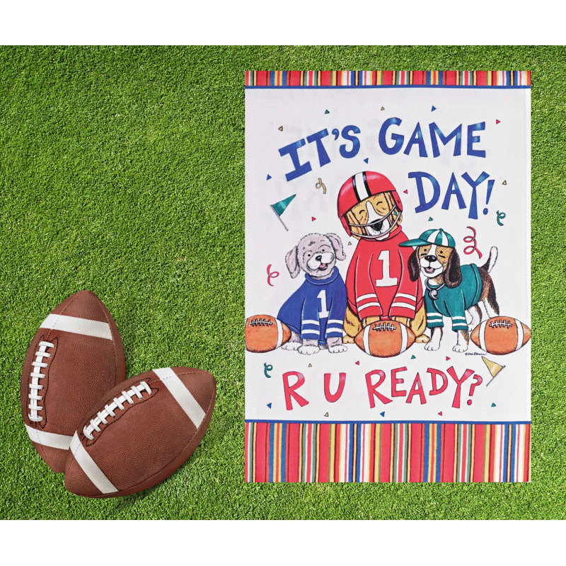 Garden Day Dogs Game Day R U Ready