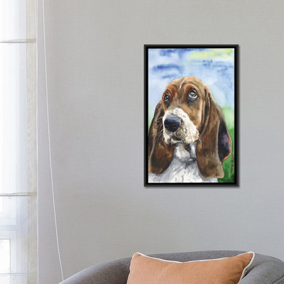 « basset iii », reproduction sur toile
