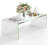 Devasya Modern Tempered Glass Coffee Table