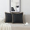 Housse de coussin en lin et polyester Farmhouse