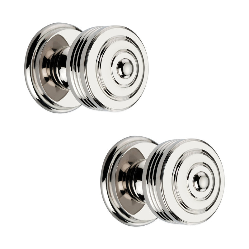 Carter Mortice Door Knob Polished Nickel