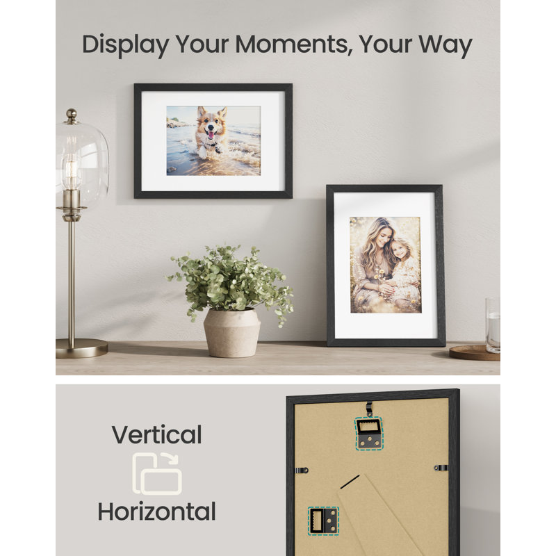 Picture Frame - Set of 3, Black