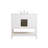 Elena 36'' Single Bathroom Vanity with Engineered Marble Top-1772865315