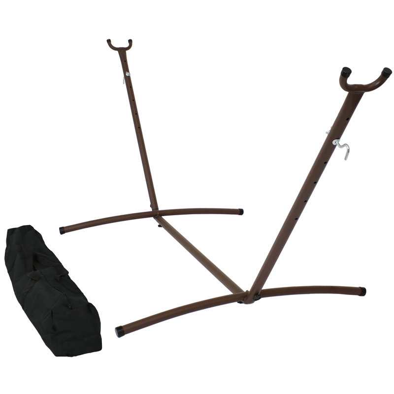 Support à hamac brésilien en acier avec étui de transport - Bronze, Bronze