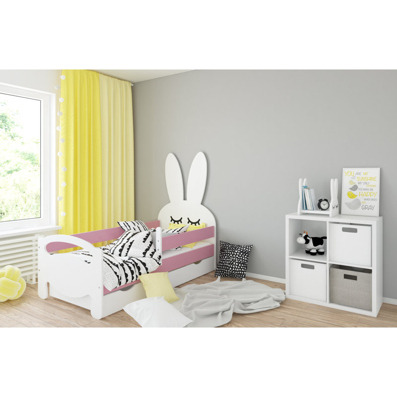 Mate's & Captain's Bed and Mattress, 80 x 160cm, Rosa