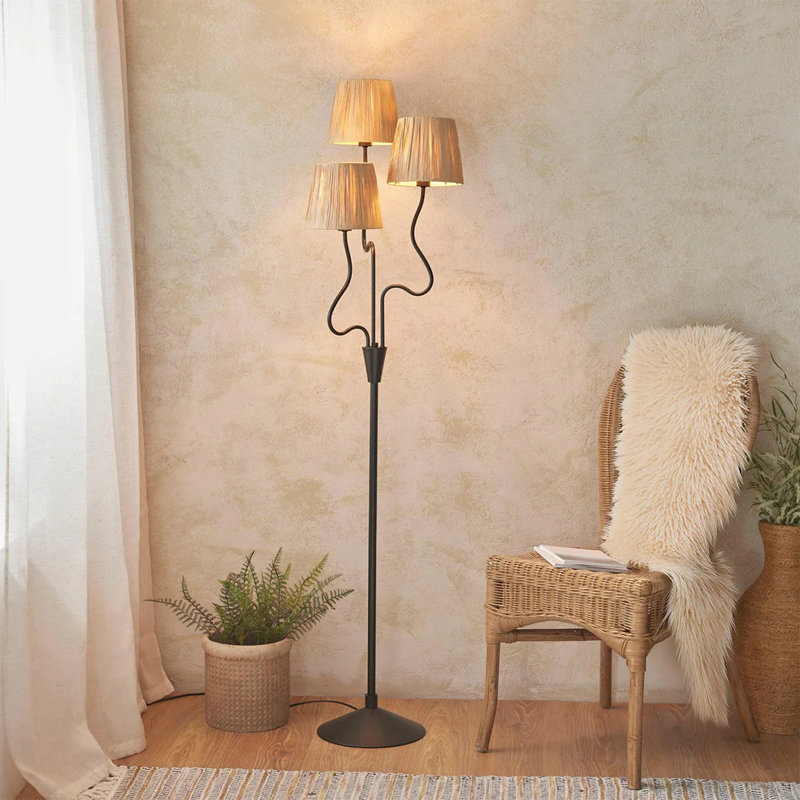 Lampe sur pied American Vintage, Noir