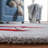 Haveman Light Gray/Red Area Rug-317981043