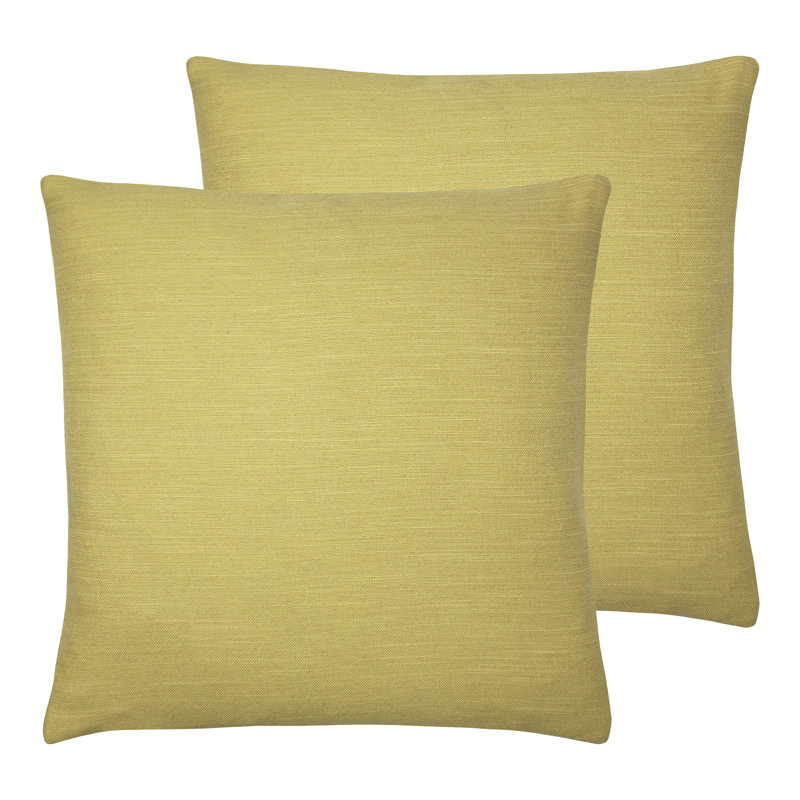 Square Cushion, Yellow