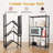 Aleander 27.95'' W Steel Shelving Unit with Wheels-791673437
