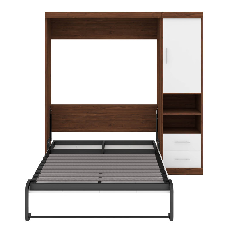 Lit escamotable avec armoire Murphy, Lit double