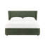 Lit chenille vert foncé (aucun outil requis)-1890135253