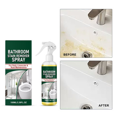Cleaning agent Bathroom Cleaner Spray  One Spray Removes Stains  Limescale  And Soap Stains  Multi  Functional Descaling Agent For Bathrooms  100ml