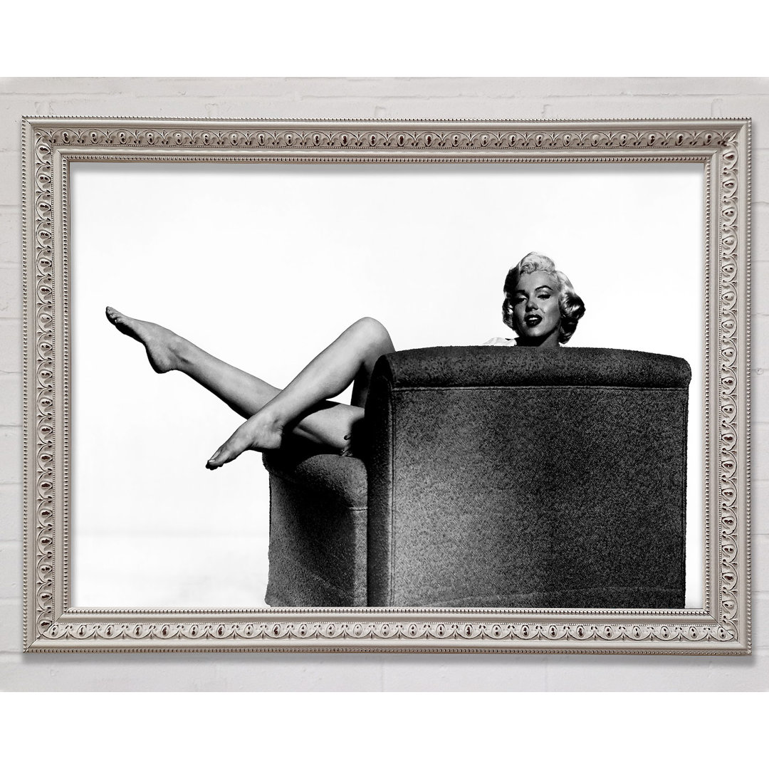 Marilyn Monroe Legs - Einzelne Bilderrahmen Kunstdrucke