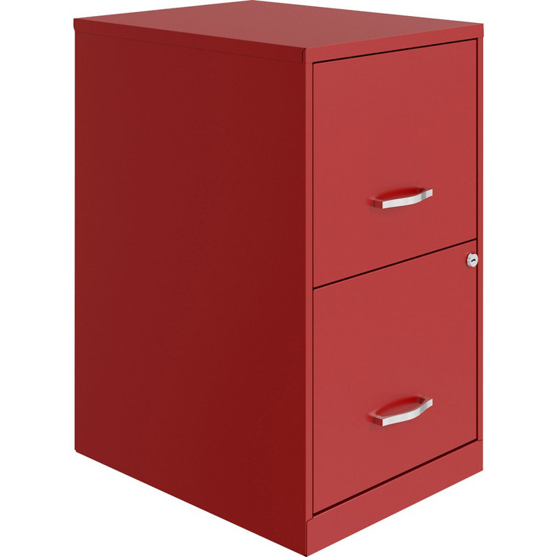 Soho 2-Drawer File Cabinet, Red