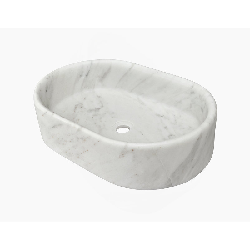 Vessel Sink, Oval-Shaped Sink For Bathroom, White