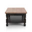 Table basse à 4 pieds en bois massif avec rangement O'Carroll-101510182