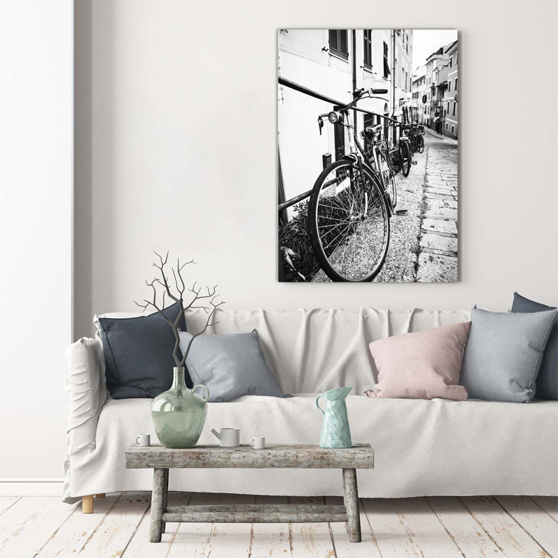 City Bikes - Wrapped Canvas Print