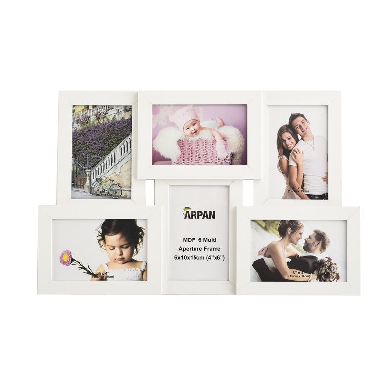 Collage Picture Frame, White