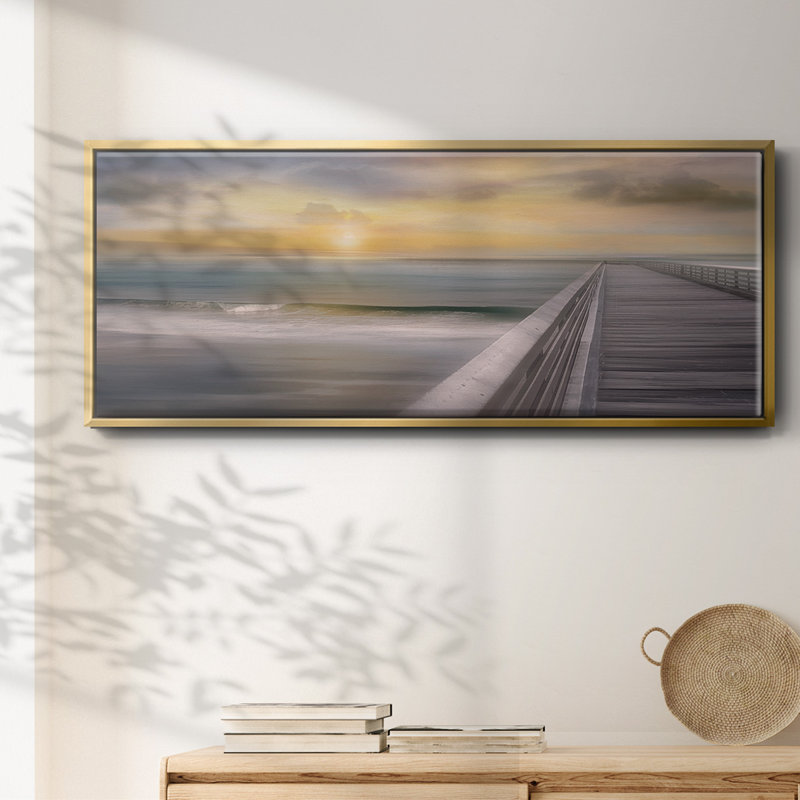 Sundown- Framed Canvas, 20" H x 50" W