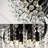 24 Inch French Retro 6-light Crystal Ceiling Lamp