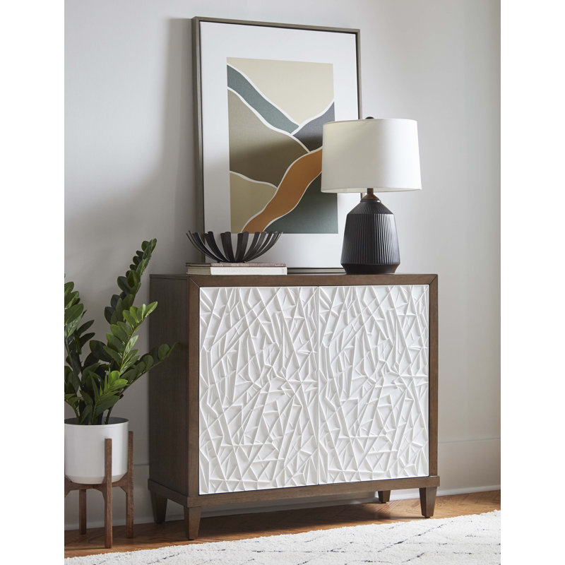 43 " W Console Table, Brown