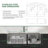 33''L x 21"W Undermount Farmhouse /Apron Double Bowl Stainless Steel Kitchen Sink with Sink Grid