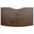 Kraft Burnished Oak 7-drawer Executive Desk