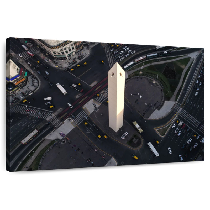 Buenos Aires Obelisk, 20" H x 30" W