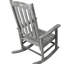Gris, en bois, chaise berçante de véranda, siège large de 21 pouces, détente intérieure et extérieure, bois de sapin stable-1266921774