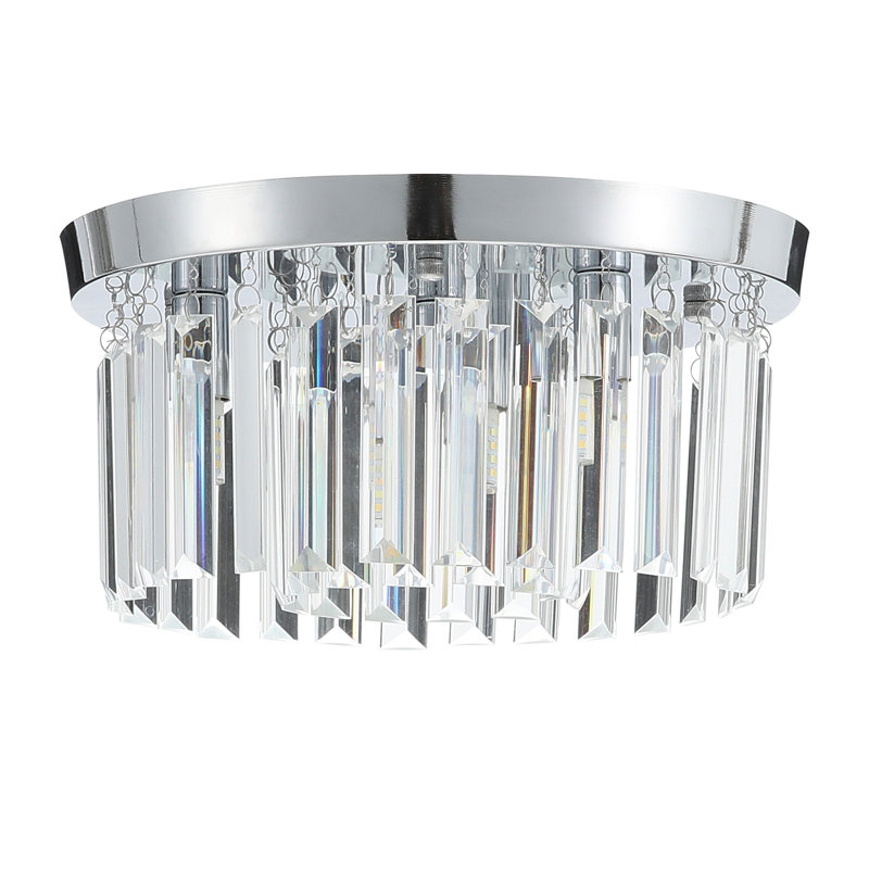 Chrome LED Flush Mount