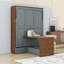 Lit escamotable en bois avec bureau-1352514609