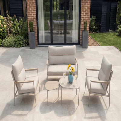 4 - Person Patio Dining Set with Oval Table