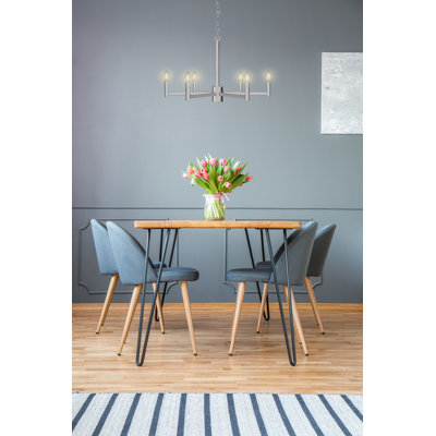 Lustre chrome 6 lumières Mercer41