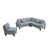 Light Gray Polyester Blend