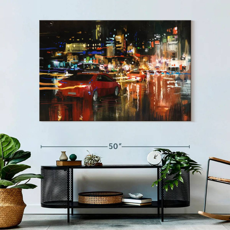Mehar LA Night Rush, 34" H x 51" W