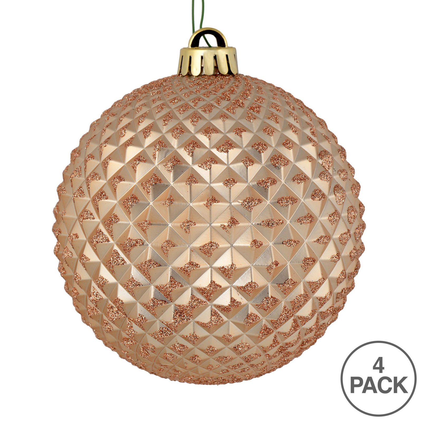 6" Bauble, Café Latte