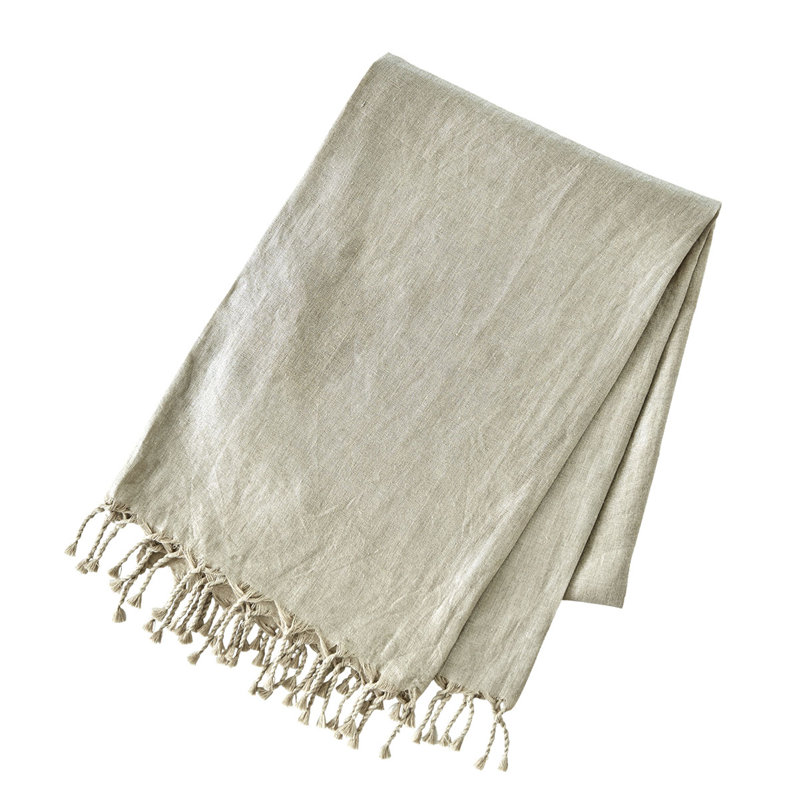 Morgan Throw Blanket, Silver
