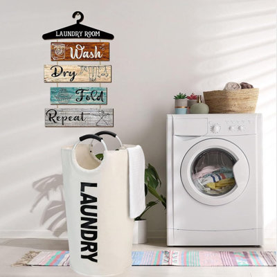 Fabric Laundry Basket with Handles