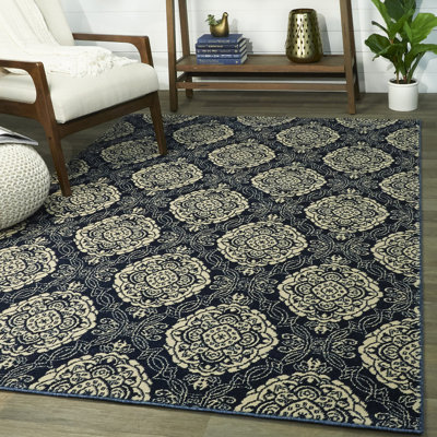 Cavall Damask Rug