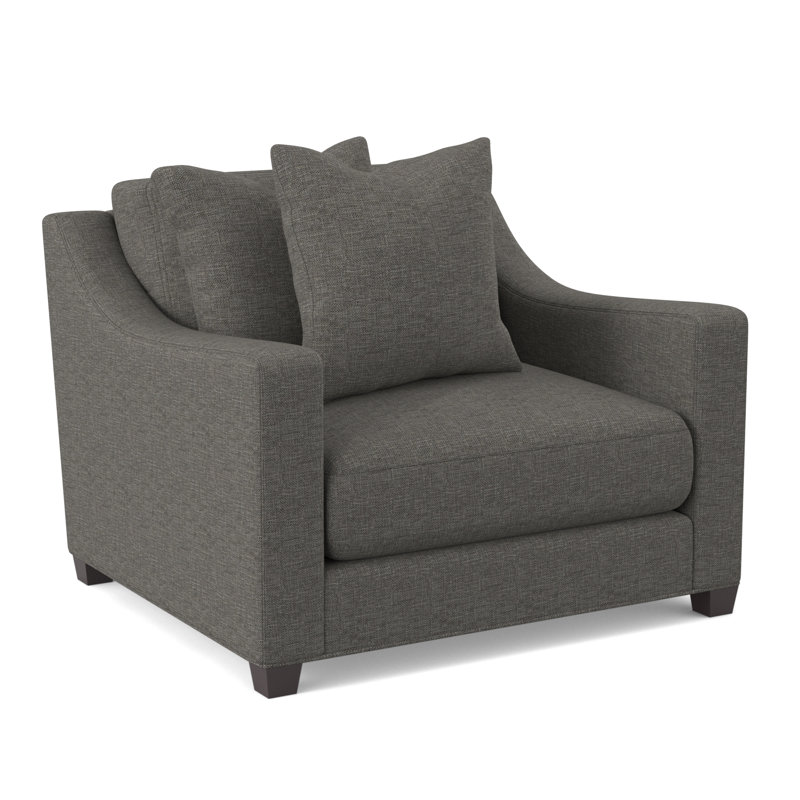 Fauteuil en polyester l 45 po Zoraya, Thrillist Graphite Sustain®