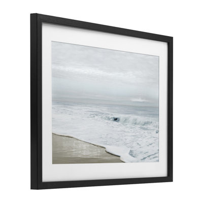 «Morning Bliss Beach Scene», reproduction encadrée sous verre, conception de Natalie Carpentieri